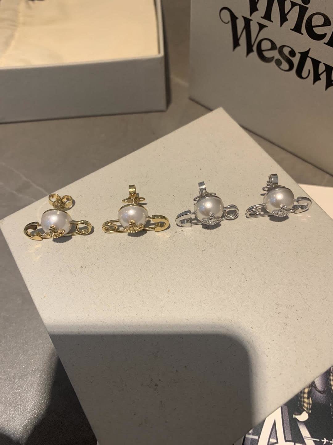 Vivienne Westwood Pearl Brooches